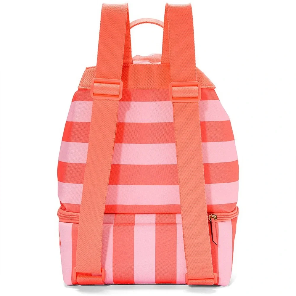 Victoria's Secret Vibrant Striped Beach Cooler Backpack